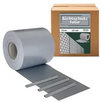 TSGPS Sichtschutzstreifen 70 m grau PVC
