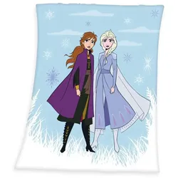 Disney Plaid  Die Eiskönigin 2 , mehrfarbig , Fleece , Maße (cm): B: 130 H: 1