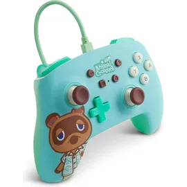 PowerA Enhanced Wired Controller Animal Crossing Tom Nook Switch