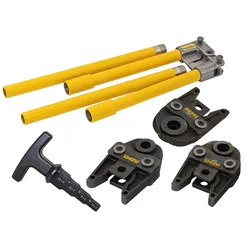 Rohrinstallation REMS Fitting - Manuelle Pressmaschine Set mit Pressbacken TH