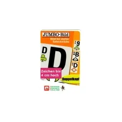 Doppelkopf-Karten XXL-Eckzeichen / Spielkarten Jumbo-Bild