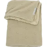 Meyco Baby Mini Knots Teddy 75x100 cm) Minikrippendecke - sand - One Size