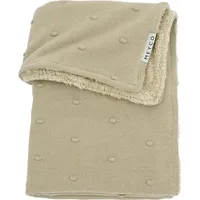 Meyco Baby Mini Knots Teddy 75x100 cm) Minikrippendecke - sand - One Size