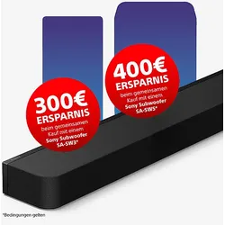 SONY BRAVIA Theatre Bar 8, Dolby Atmos®, 360 Spatial Sound Mapping, Soundbar, Schwarz