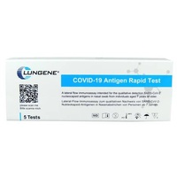 COVID-19 Antigen Rapid Test, Nasaltest, 5er Set, mehrfarbig