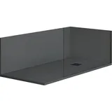 MIRLO Duschrückwand Nexo anthrazit 70x160cm