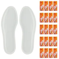 Relaxdays Sohlenwärmer, 20 Paar, Größe L, Wärmeeinlagen für Schuhe,