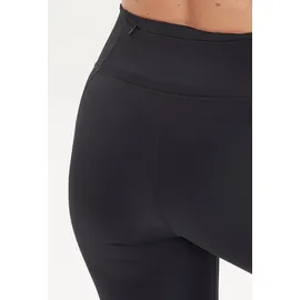 Endurance Funktionstights "THADEA POCKET XQL", Damen, Gr. 36, EURO-Größen, schwarz, 72% Polyamid, 28% Elasthan, bedruckt, unifarben, lang, Hosen, mit praktischer Handy-Seitentasche