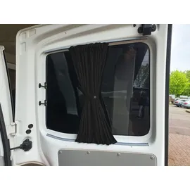 BREMER SITZBEZÜGE Gardinen für Crafter Mercedes Sprinter W906 L2 726 Schwarz