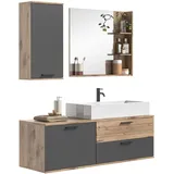 xonox.home Mason 4-tlg. Nox Oak / Basalt grau