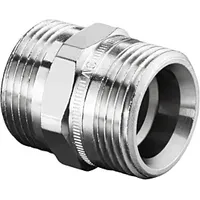 OVENTROP Doppelnippel 1028263 3/4"x3/4", Messing vernickelt