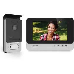Philips 531019 Video-Gegensprechanlage mit Breitbildschirm, Schwarz 7
