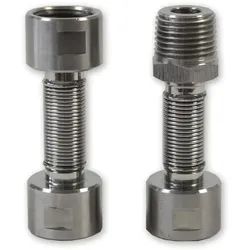 Flexibler Heizungsanschluss, Universal, ausziehbar 75-130mm (Ausführung: 1/2'' IG x 1/2'' IG)