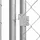 vidaXL Hundezwinger 7,6 x 3,8 x 2,3 m Stahl Grau