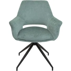 Mendler Esszimmerstuhl HWC-M53 Stoff grau-blau