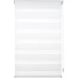 LIEDECO Doppelrollo Klemmfix-Duo-Rollo 45 x 160 cm weiß