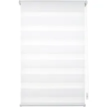 LIEDECO Doppelrollo Klemmfix-Duo-Rollo 45 x 160 cm weiß