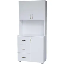 Hti-Living Küchenbuffet Blanca 80 x 180 x 40 cm Weiß
