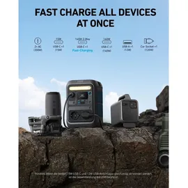 Anker Offgrid-Set Faltbares Solarpanel 60 W inkl. C300X Powerstation 288 Wh