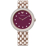 Emporio Armani Uhr für Damen , Zweizeiger Uhrwerk, 30mm na Edelstahlgehäuse mit Edelstahlarmband, AR11491