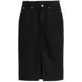 Tom Tailor Midi-Jeansrock Damen Schwarz M