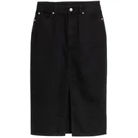 Tom Tailor Midi-Jeansrock Damen Schwarz M
