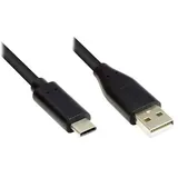 Good Connections USB-C auf USB-A 1 m Schwarz