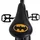 Volare Batman 16 Zoll schwarz