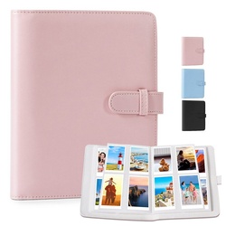 zggzerg Fotoalbum Mini Fotoalbum mit 256 Taschen für Fujifilm Instax Film Polaroid Fotos rosa