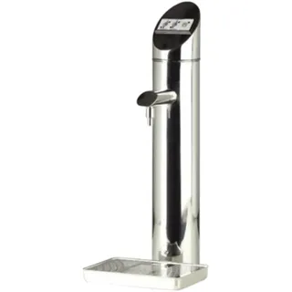 Sprudelwasser Tafel Wasser Schanksäule 3-leitig verchromt mit Portionskontrolle