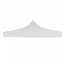 vidaXL Partyzeltdach 3x3 m Weiß
