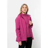 Jack Wolfskin Moonrise 3in1 Jacket Damen new magenta L