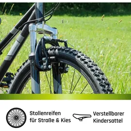 Galano GA20 24" RH 30 cm schwarz/grau 21-Gang V-Brakes