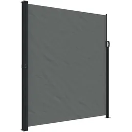 vidaXL Seitenmarkise Ausziehbar 220 x 500 cm Anthrazit