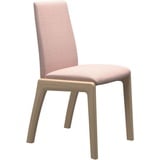 Stressless® Polsterstuhl Laurel, Low Back, Größe M, mit abgerundeten Beinen in Eiche natur rosa