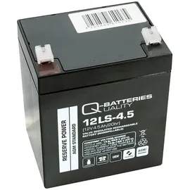 Lakuda Q-Batteries 12V 4,5Ah Blei-Vlies Akku / AGM VRLA