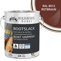 WO-WE Bootslack Rotbraun 2,5 l