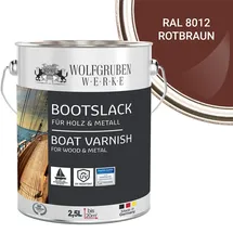 WO-WE Bootslack Rotbraun 2,5 l
