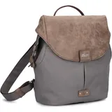 Zwei Rucksack / Backpack Olli OR8 Rucksäcke Grau Damen