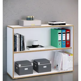 VCM Salia Aktenregal 80 x 30 x 180 weiß