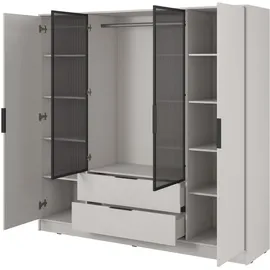 masseno Drehtürenschrank CATERINA 206 x 200 x 51 cm Gelb