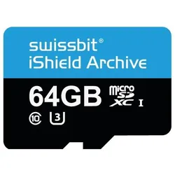 Swissbit iShield Archive PS-66u 64GB MicroSD Karte verschlüsselt