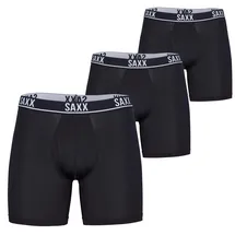 SAXX Essential Performance Mesh Boxershorts schwarz S 3er Pack