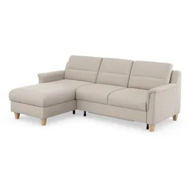 sit&more Ecksofa SIT & MORE "Farö L-Form", grau (elephant), B:234cm H:90cm T:168cm, Sofas, Ecksofa, inklusive Federkern, wahlweise mit Bettfunktion und Bettkasten