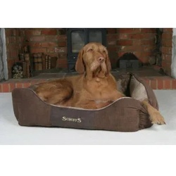 Scruffs Chester Box Bed Hundebett Chocolate (braun) L