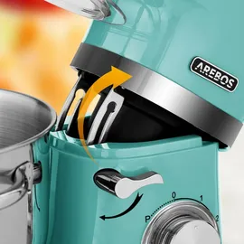 Arebos Küchenmaschine 1500 W türkis
