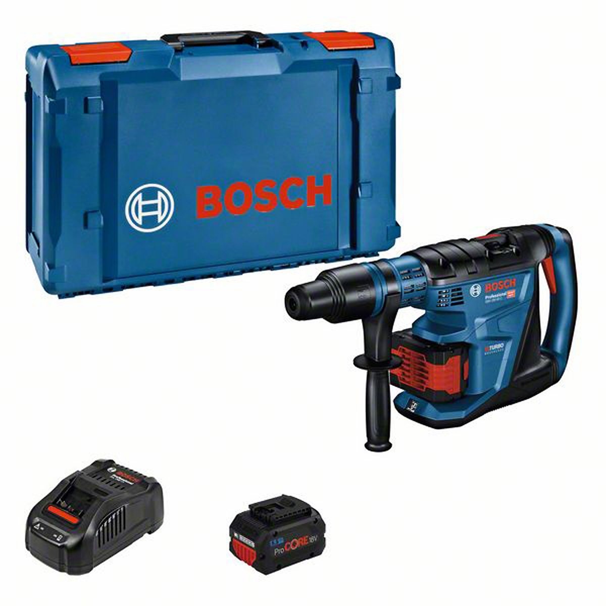 Bosch Akku-Bohrhammer BITURBO mit SDS max GBH 18V-40 C, 2 x Akku ProCORE18V 5.5Ah - 0611917103