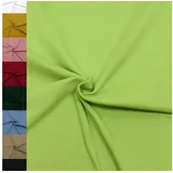 MAGAM-Stoffe Stoff "Noah", Bündchenstoff Feinstrick uni einfarbig ÖKO-TEX Meterware ab 50cm grün
