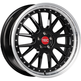 TEC Speedwheels GT EVO 8x18 ET35 5x112 72,5, black-polished-lip