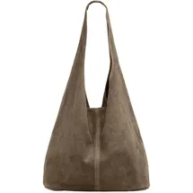 CASPAR No.767 Shopper Wildleder Gelb/Black